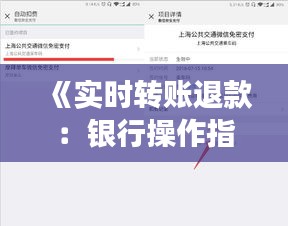 《实时转账退款：银行操作指南及注意事项》