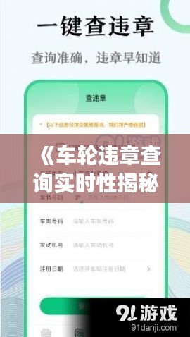 《车轮违章查询实时性揭秘：准确无误，让您安心出行》