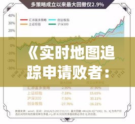 《实时地图追踪申请败者：揭秘申请过程中的隐秘数据》