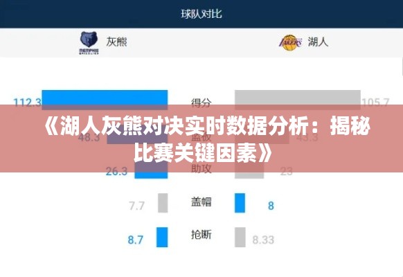 《湖人灰熊对决实时数据分析：揭秘比赛关键因素》
