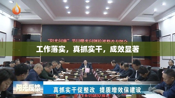 工作落实，真抓实干，成效显著