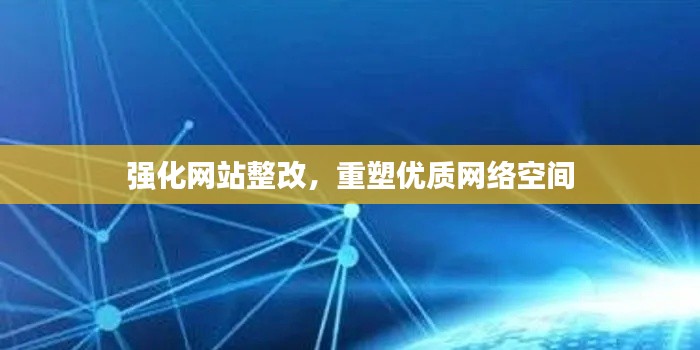强化网站整改，重塑优质网络空间