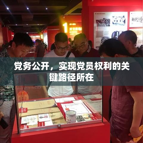 党务公开，实现党员权利的关键路径所在