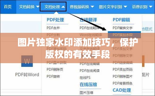 图片独家水印添加技巧，保护版权的有效手段