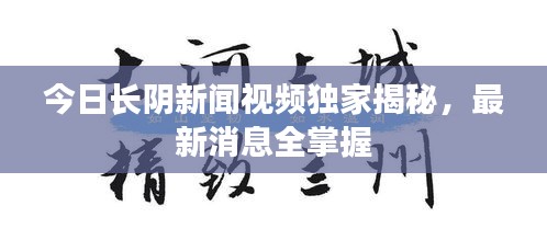 今日长阴新闻视频独家揭秘，最新消息全掌握