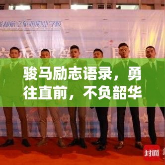骏马励志语录，勇往直前，不负韶华