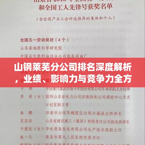 山钢莱芜分公司排名深度解析，业绩、影响力与竞争力全方位剖析