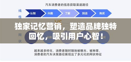 独家记忆营销，塑造品牌独特回忆，吸引用户心智！