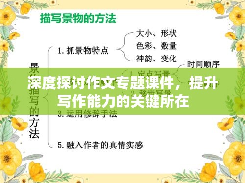 深度探讨作文专题课件，提升写作能力的关键所在