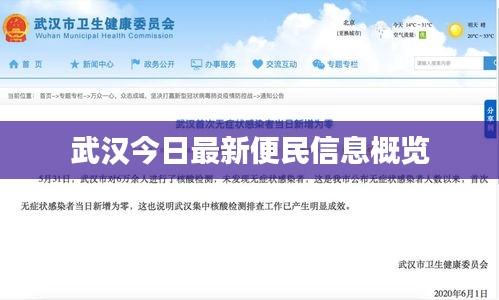 武汉今日最新便民信息概览
