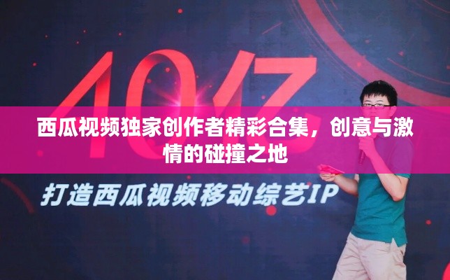 西瓜视频独家创作者精彩合集，创意与激情的碰撞之地