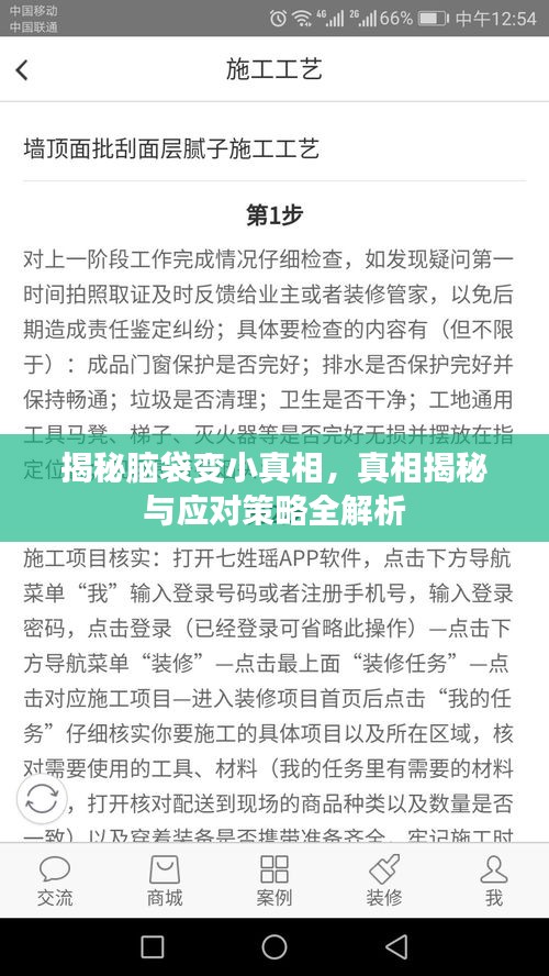 揭秘脑袋变小真相，真相揭秘与应对策略全解析