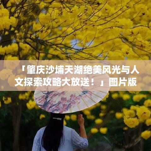 「肇庆沙埔天湖绝美风光与人文探索攻略大放送！」图片版旅游攻略带你畅游自然与人文景观